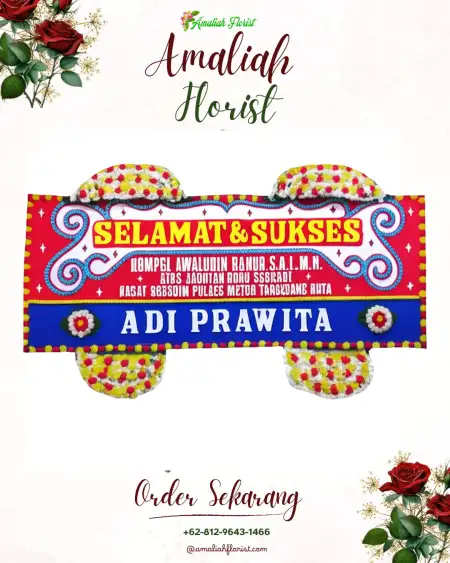 Papan Bunga Ucapan Selamat Setiamulya